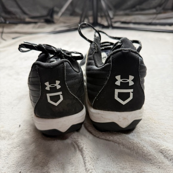 Under Armour Leadoff Low RM Baseball Cleats Black White Mens Size 8.5 1278744-00 - Picture 5 of 8